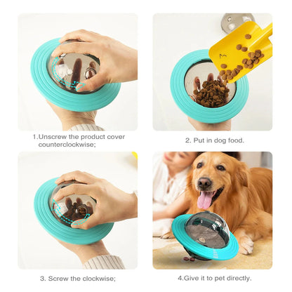Multi-function Feeder Puppy Slow Feeder Interactive Cat Toy Dog Outdoor Training Toy