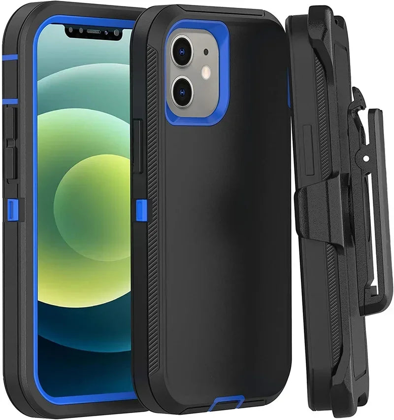 Armor Shockproof Phone Case For IPhone 17 16 15 14 13 12 11 Pro Max 14Plus XS XR Otter Case