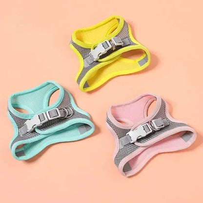 Cats Dog Accessories Small Dog Collar Safety Vest Pet Chest Rope Dogs Cover Breathable
