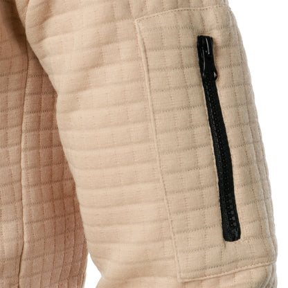 Men's new zipper stand collar hoodie coat men's casual plaid cardigan hoodie