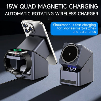 2026 New Magnetic 3 in 1 Wireless Charger