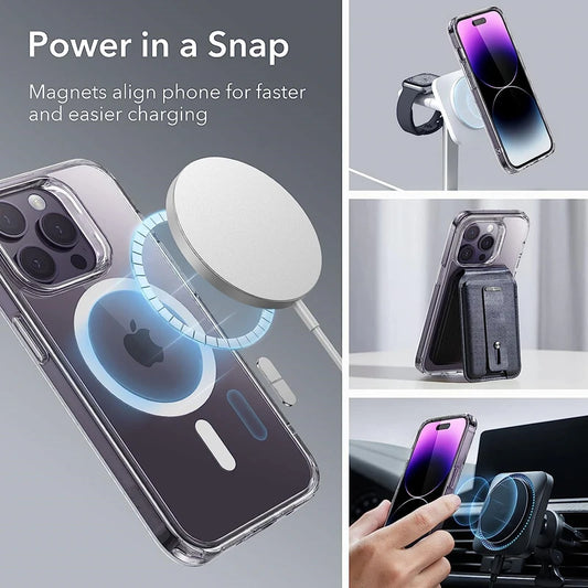 Silicone Transparent Cover for iPhone 17 Air 16 15 14 13 12 11 Pro Max Plus
