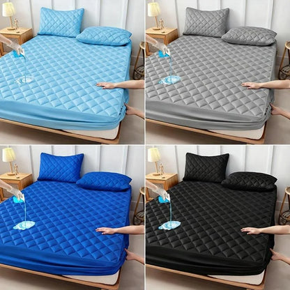 Waterproof Mattress Protector Pad – Soft, Breathable & Noiseless, All-Season, Twin/Full/Queen/King