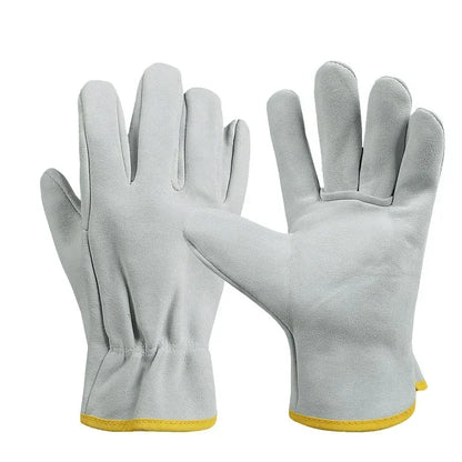 Work Gloves Sheepskin Leather Workers Work Welding Safety Protection
