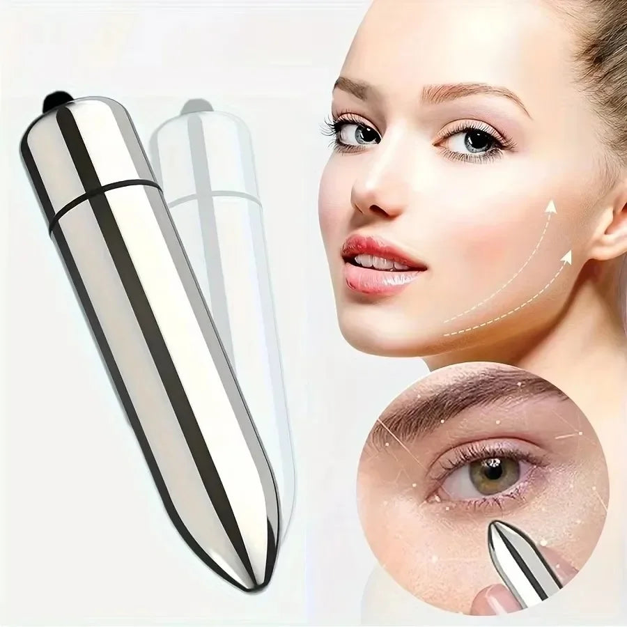 1pc Mini Vibrating Massager Facial And Eye Massage Treatment