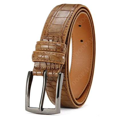 Business Leather Waist Jeans Belts for Men