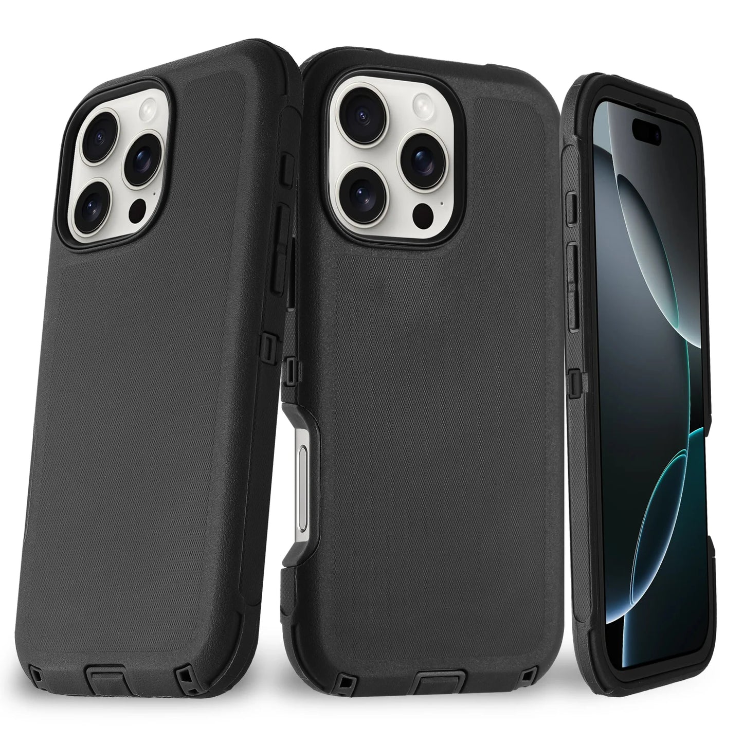 New Heavy Duty Defender Series Case for Iphone 17 16 16 Pro 16 Plus 16 Pro Max Hard