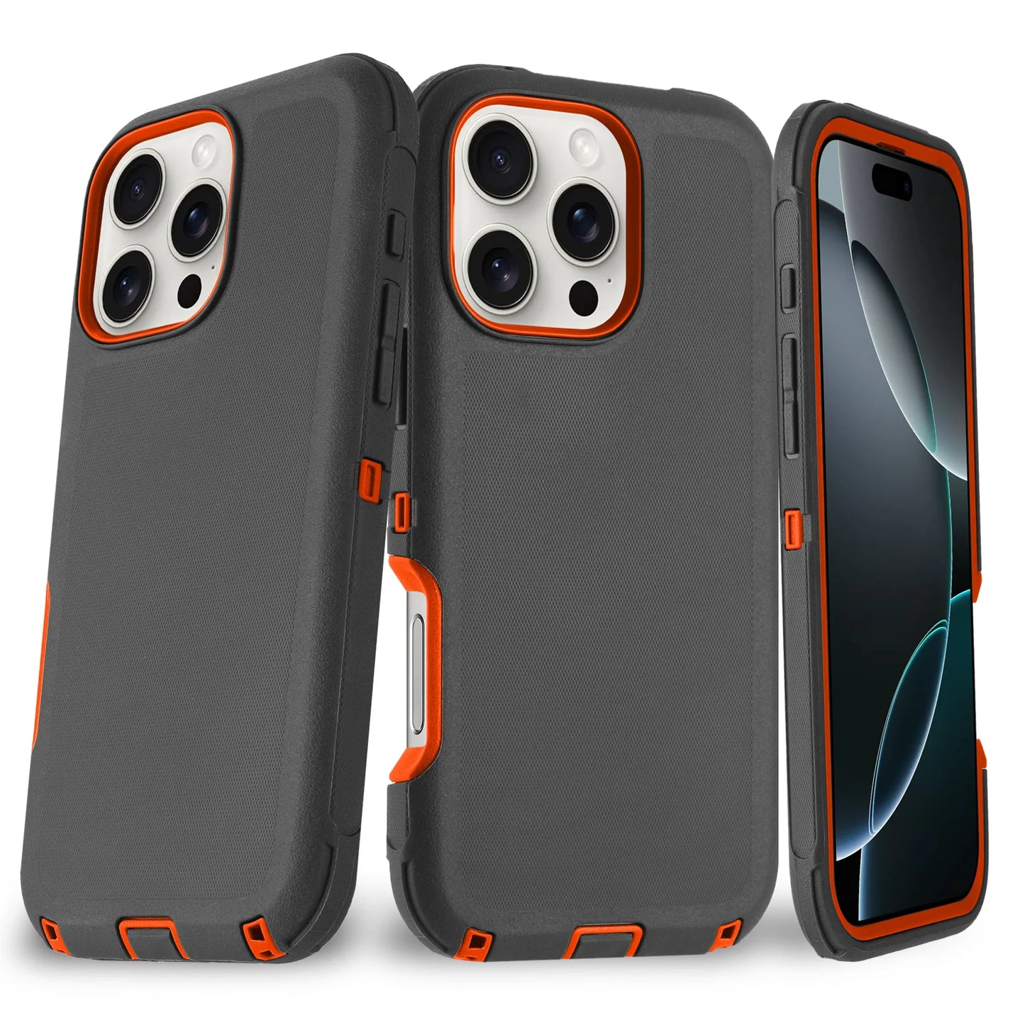 New Heavy Duty Defender Series Case for Iphone 17 16 16 Pro 16 Plus 16 Pro Max Hard