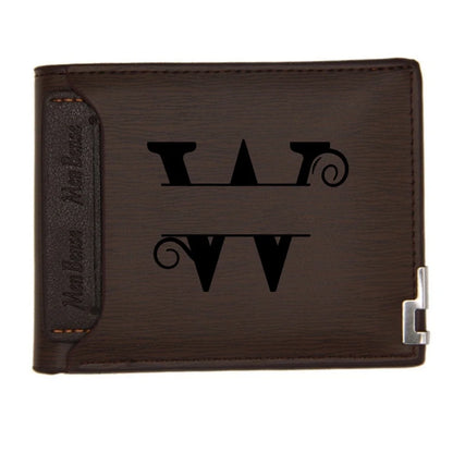 Personalized Wallet for Men Custom Wallets Leather Wallet Bifold Custom Gifts for Dad/Husband