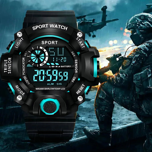 Fashion Men's Watch Sports Electronic Wristwatch