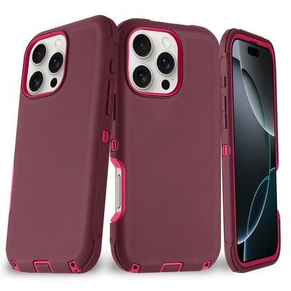 New Heavy Duty Defender Series Case for Iphone 17 16 16 Pro 16 Plus 16 Pro Max Hard