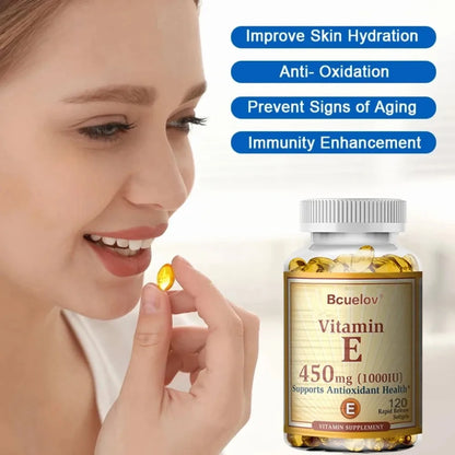 Vitamin E 1000IU Capsules Anti-aging