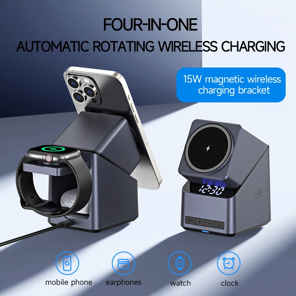 2026 New Magnetic 3 in 1 Wireless Charger
