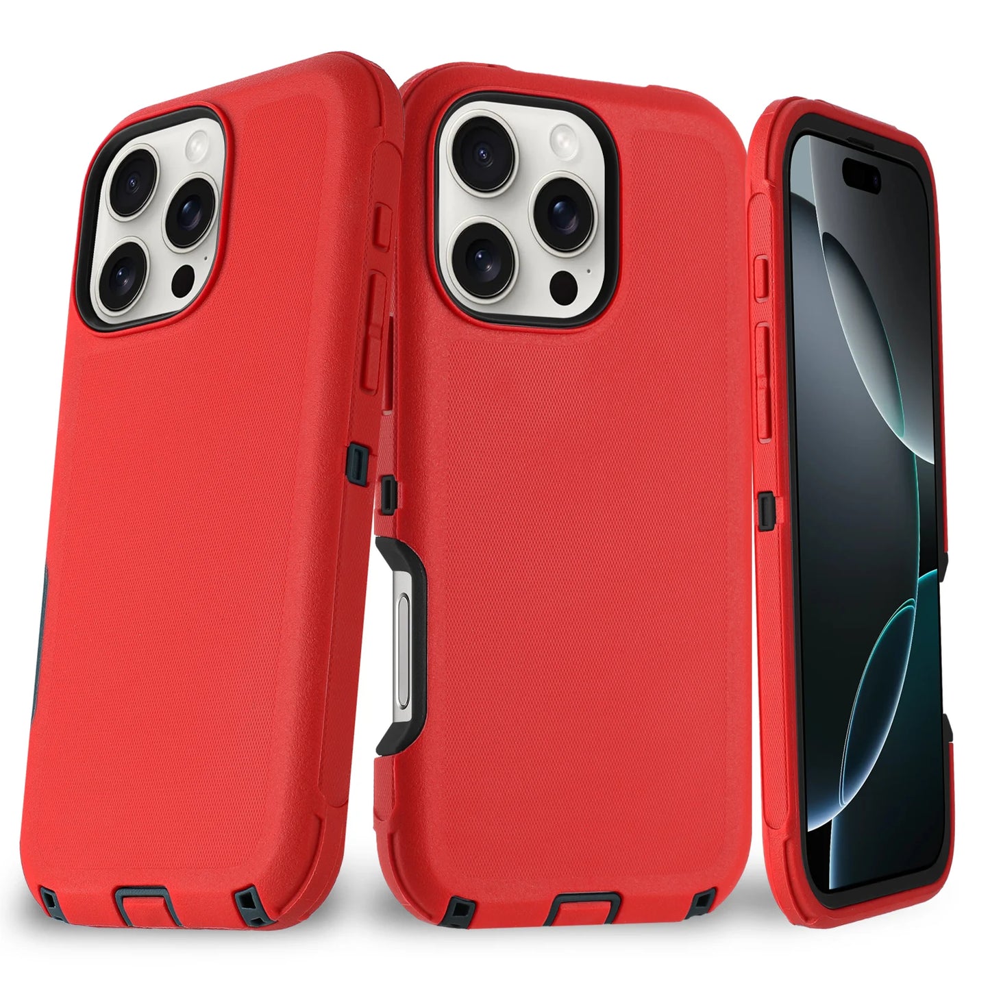 New Heavy Duty Defender Series Case for Iphone 17 16 16 Pro 16 Plus 16 Pro Max Hard