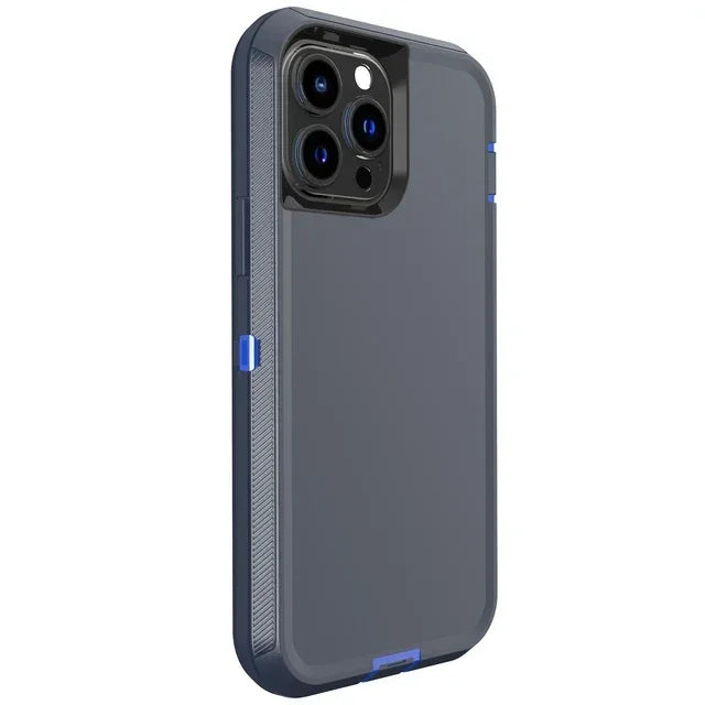 Luxury 3in1 Armor Ott CASE BOX for IPhone 17 16 15 14 13 12 11 Pro Max