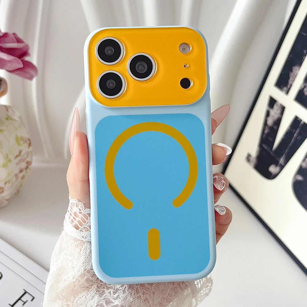 Magnetic Case For iPhone Air 17 16 15 14 13 12 11 Pro Max Camera Protection