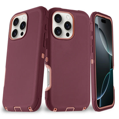 New Heavy Duty Defender Series Case for Iphone 17 16 16 Pro 16 Plus 16 Pro Max Hard