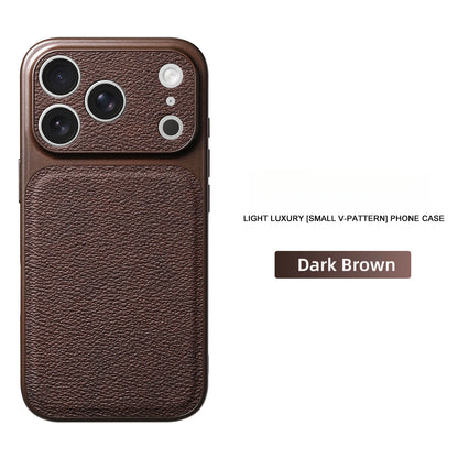 Leather Phone Case, Anti-Scratch & Shockproof Protective Cover for iPhone 17 Pro Max