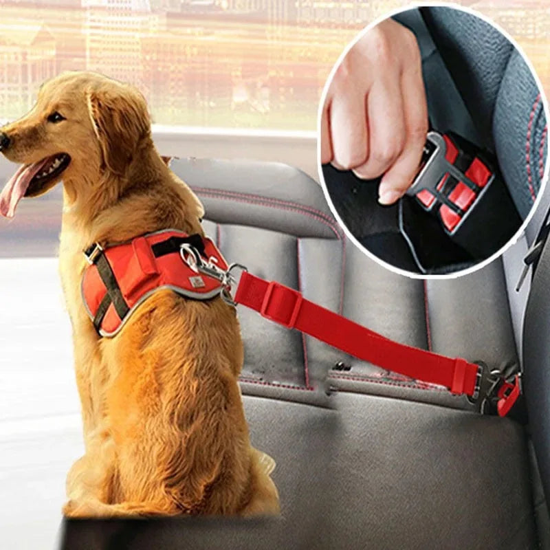Adjustable Dogs Accessories Pet Cat Dog Car Seat Belt