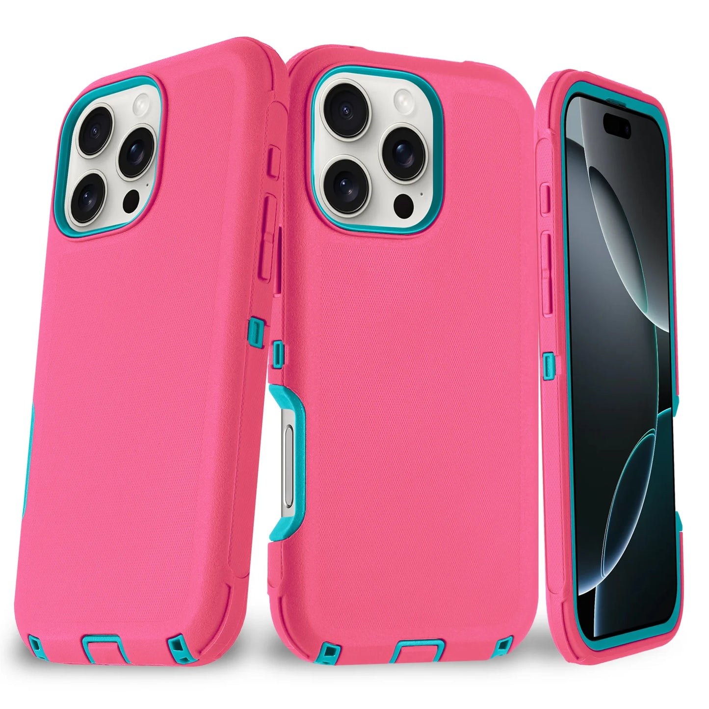 New Heavy Duty Defender Series Case for Iphone 17 16 16 Pro 16 Plus 16 Pro Max Hard