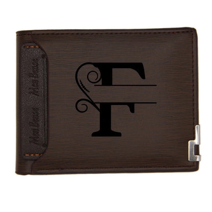 Personalized Wallet for Men Custom Wallets Leather Wallet Bifold Custom Gifts for Dad/Husband