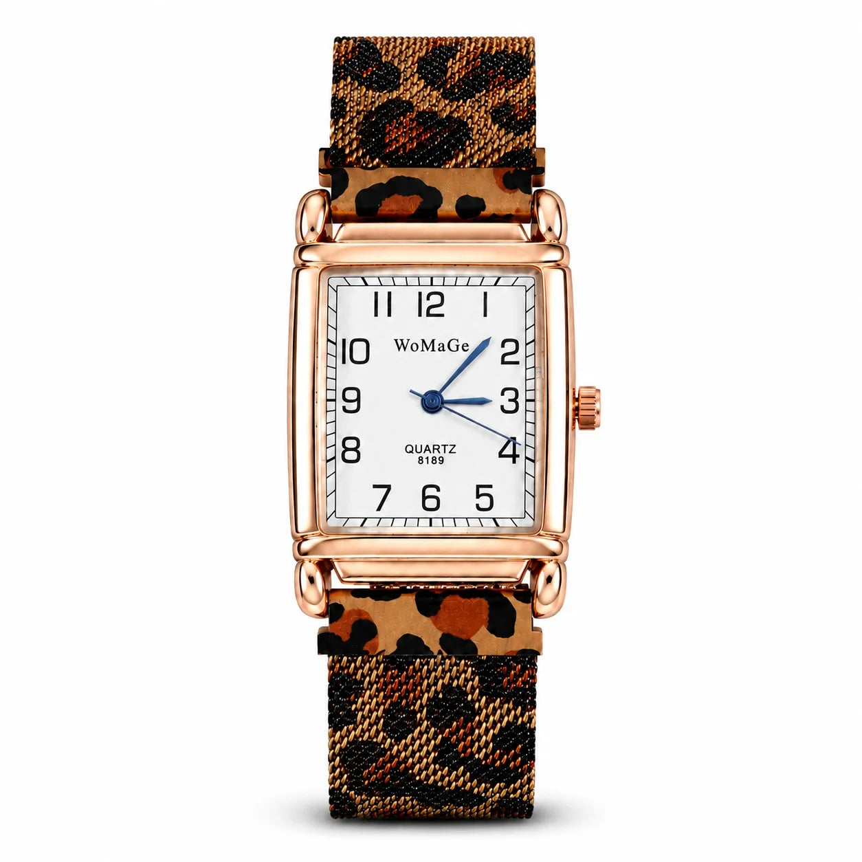 Classic Luxury Women Quartz Watches Fashion Square Dial Analog Wristwatch Leather