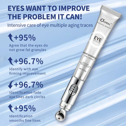 Electric Massage Eye Cream Hyaluronic Acid Firming Fades Fine Lines Eye Care Gel Moisturizing Beauty Eye Skin Care Beauty
