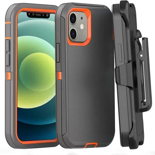 Armor Shockproof Phone Case For IPhone 17 16 15 14 13 12 11 Pro Max 14Plus XS XR Otter Case
