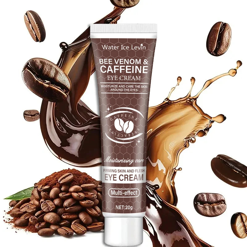 Natural caffeine powerful moisturizing and firming eye cream 20g, used for puffiness and dark circles
