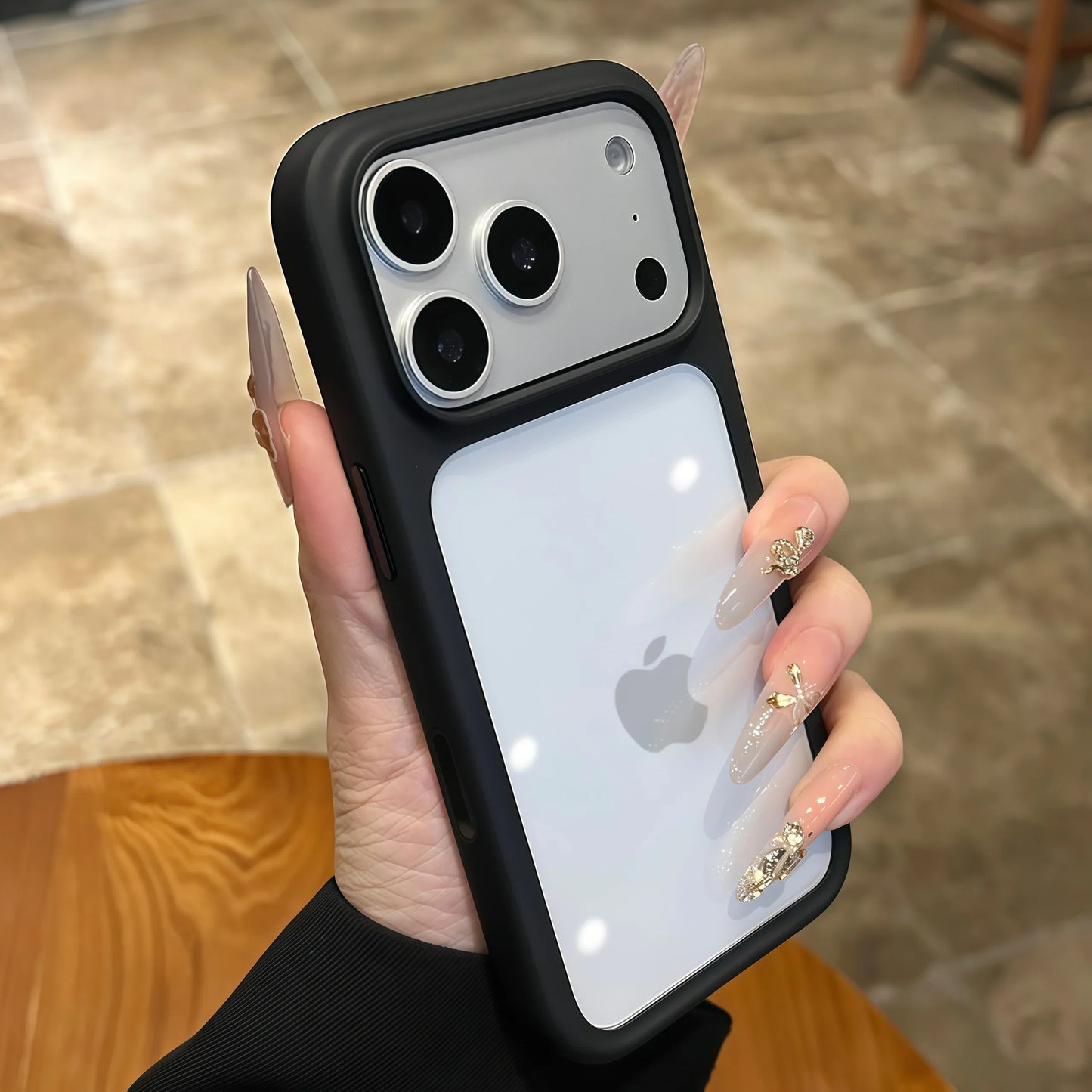 Transparent Hard Back Panel Case For iPhone 17 17 Pro 17 Pro Max Shockproof