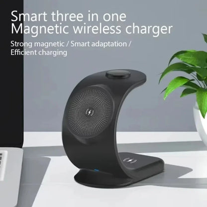 Magnetic Wireless Charger 3 in 1 Fast Charging