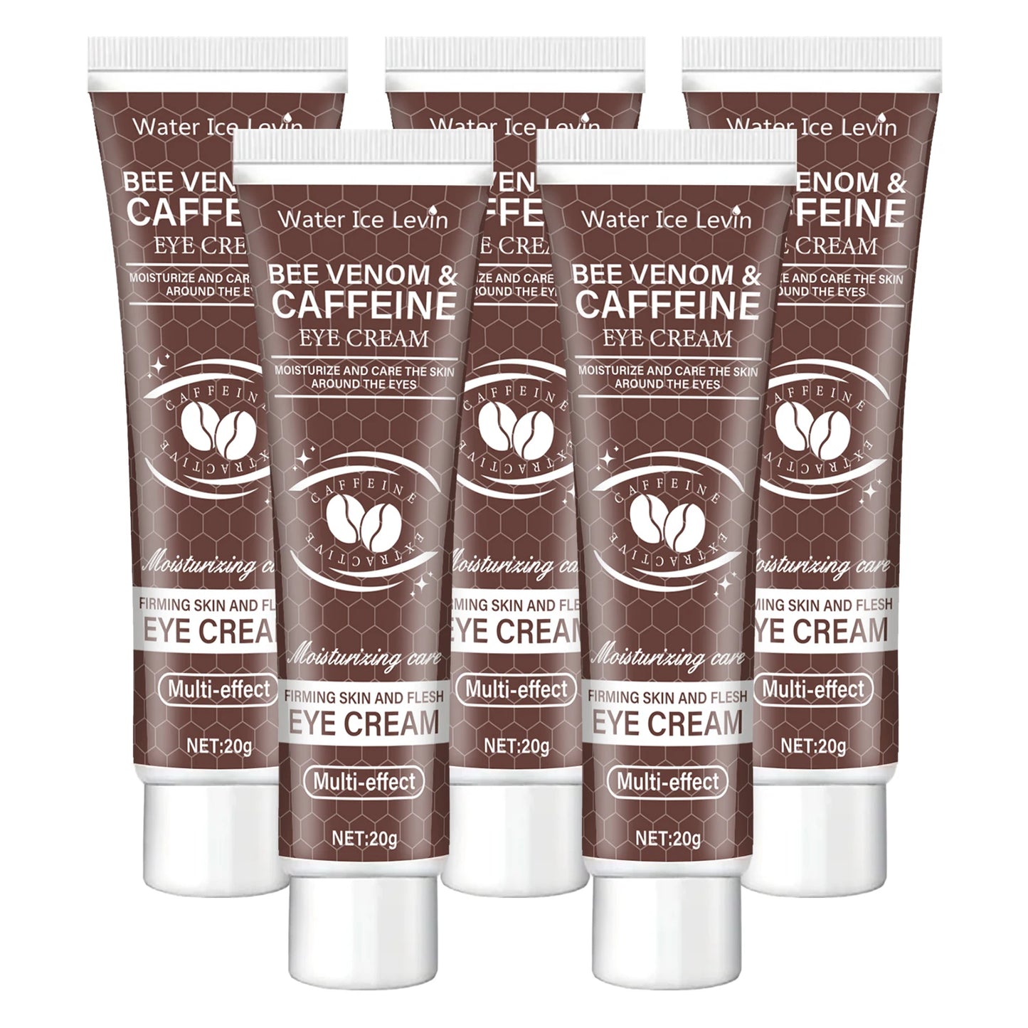 Natural caffeine powerful moisturizing and firming eye cream 20g, used for puffiness and dark circles