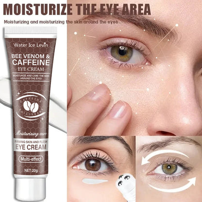 Natural caffeine powerful moisturizing and firming eye cream 20g, used for puffiness and dark circles