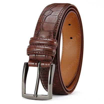 Business Leather Waist Jeans Belts for Men
