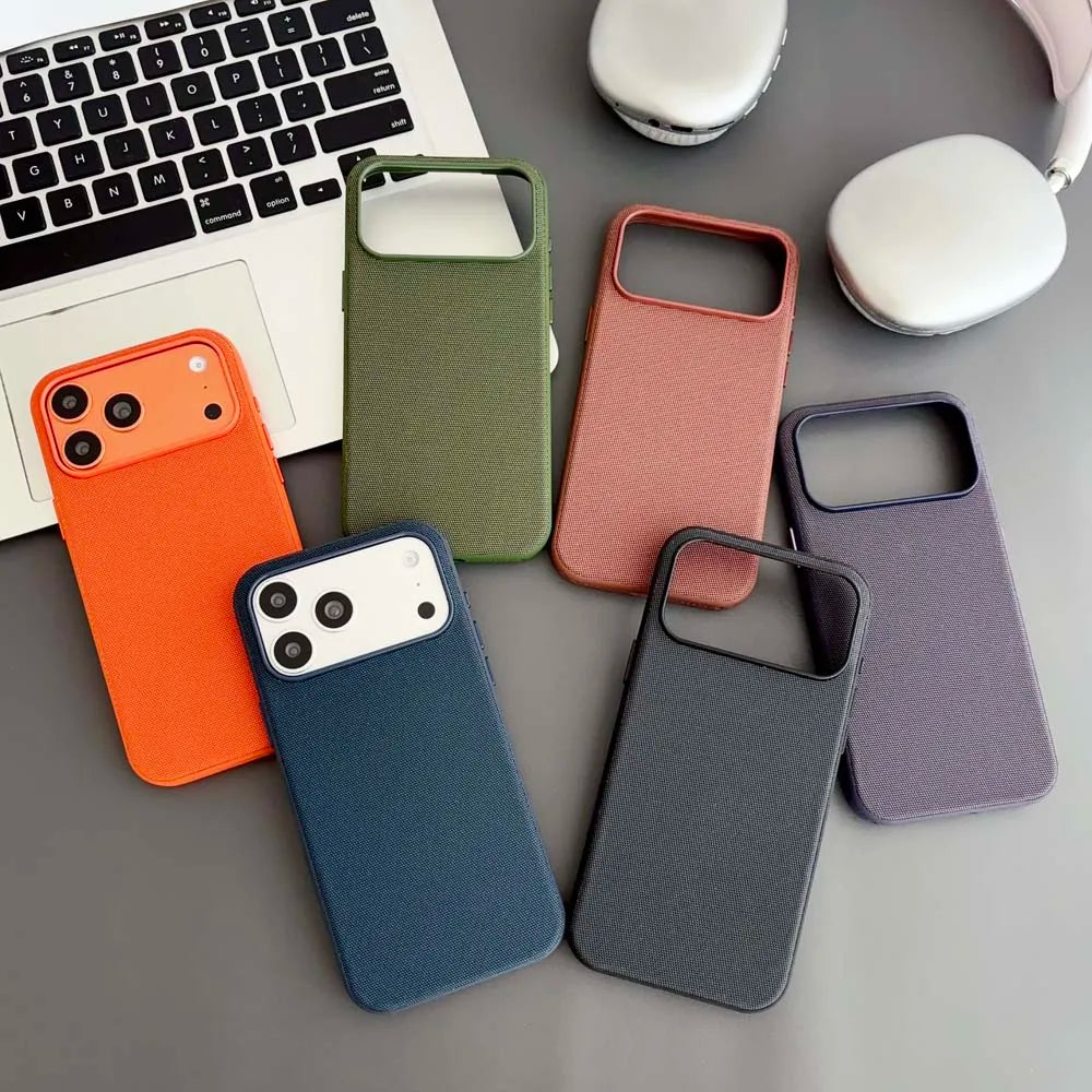 Magnetic TechWoven Phone Case For iPhone 18 17 Air 16 15 14 13 Pro Max