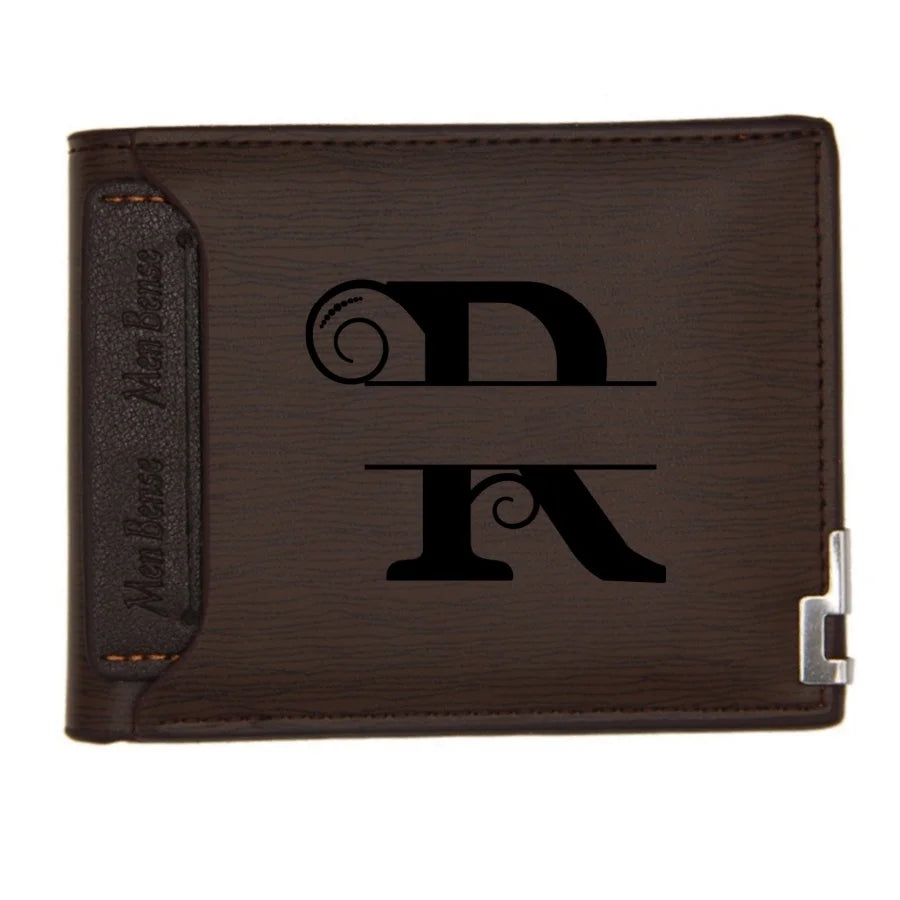 Personalized Wallet for Men Custom Wallets Leather Wallet Bifold Custom Gifts for Dad/Husband
