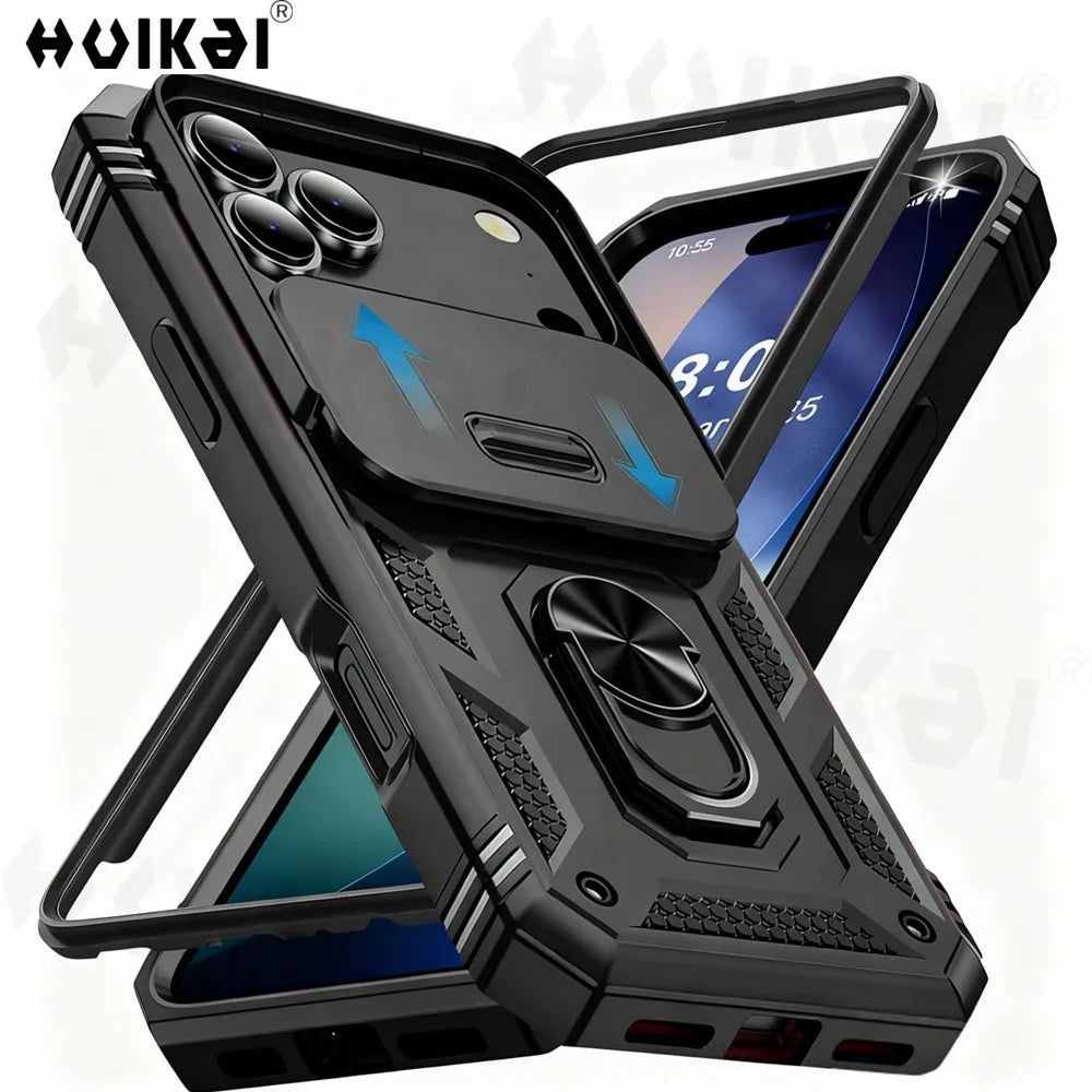 iPhone 17 Pro Max 17 Air 16e 16 Pro Max 15 14 13 12 Slide Camera Case