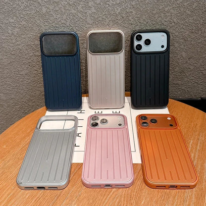 Luxury Texture Phone Case For IPhone 18 17 16 15 14 13 Pro Max Shockproof