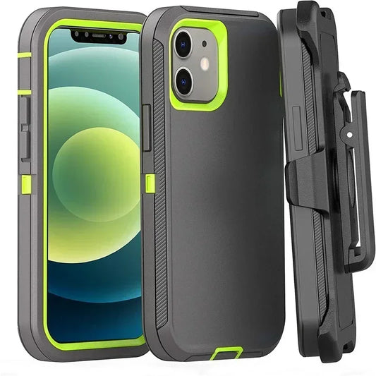 Armor Shockproof Phone Case For IPhone 17 16 15 14 13 12 11 Pro Max 14Plus XS XR Otter Case