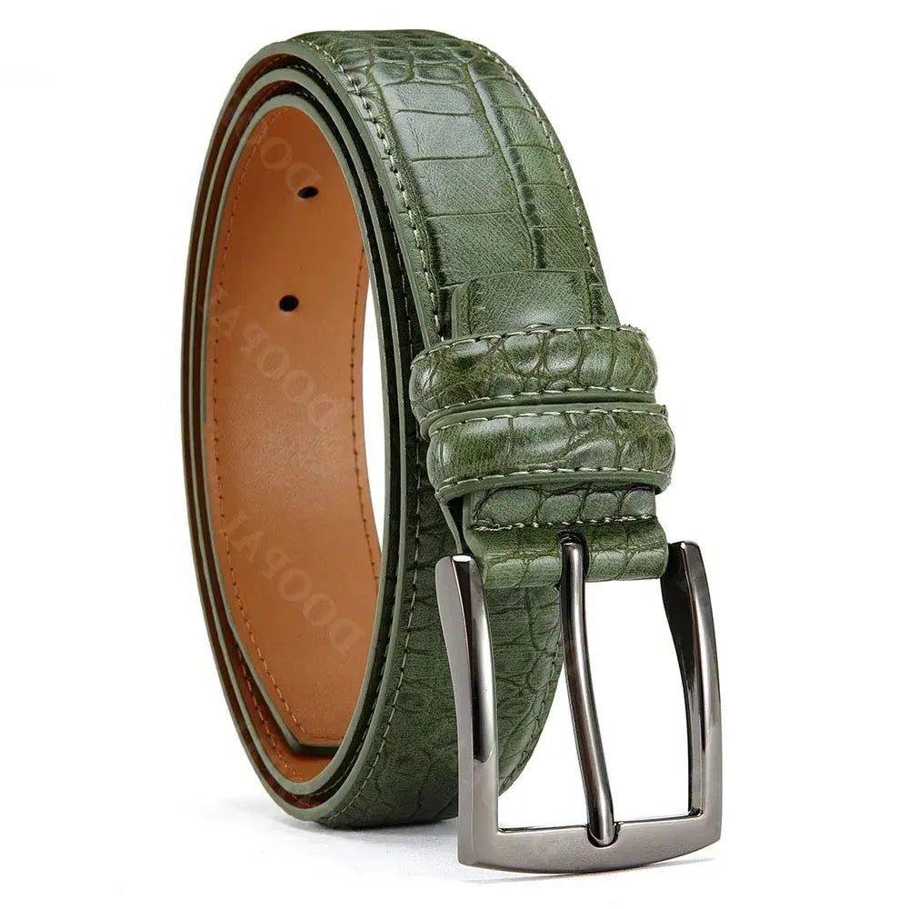 Business Leather Waist Jeans Belts for Men