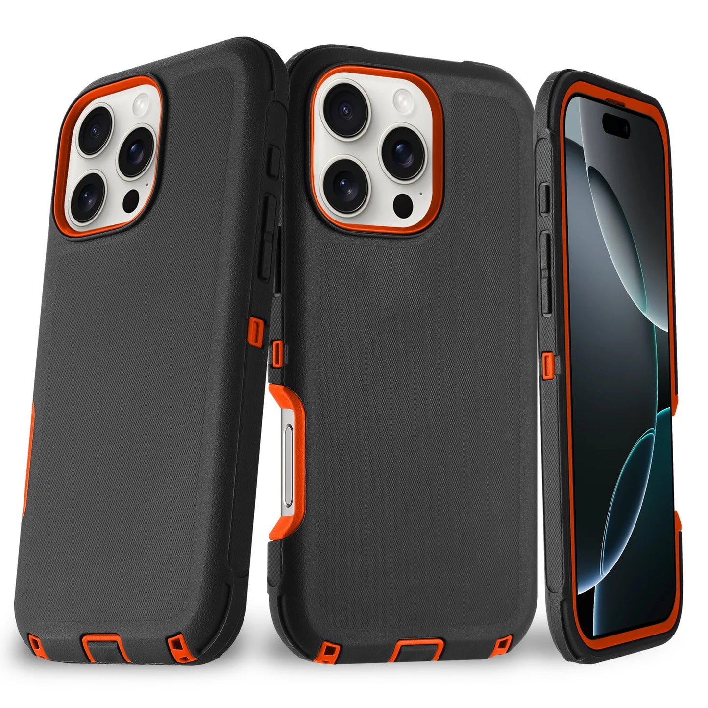 New Heavy Duty Defender Series Case for Iphone 17 16 16 Pro 16 Plus 16 Pro Max Hard
