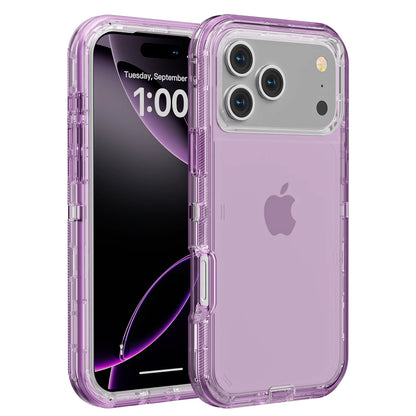 3 IN1 For iPhone 17 16E 15 14 16 PLUS 11 17 Pro MAX Armor Hard Cover