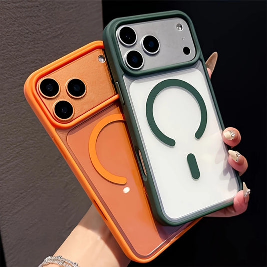 iPhone 17 Pro Max/17 Air/16/15/14/13/12/11/XS/X Series Clear Magnetic Phone Case