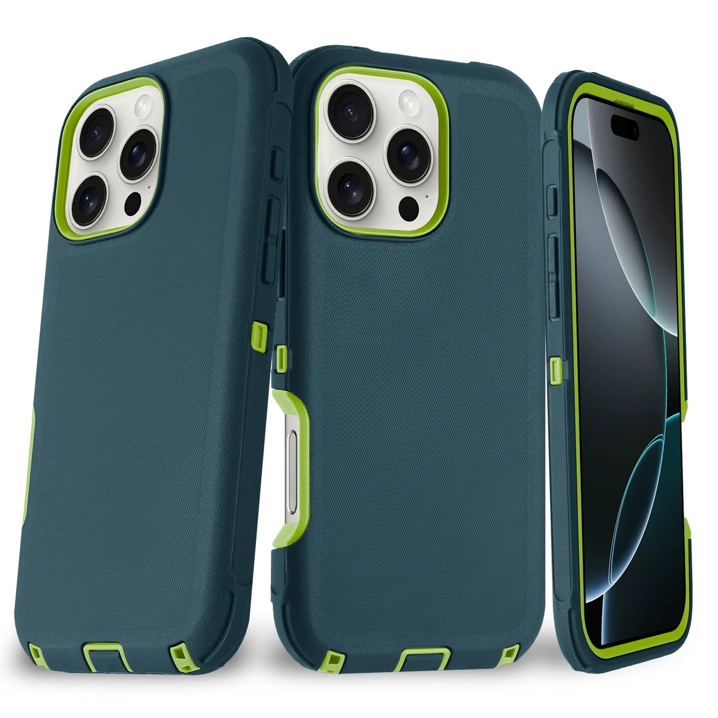 New Heavy Duty Defender Series Case for Iphone 17 16 16 Pro 16 Plus 16 Pro Max Hard