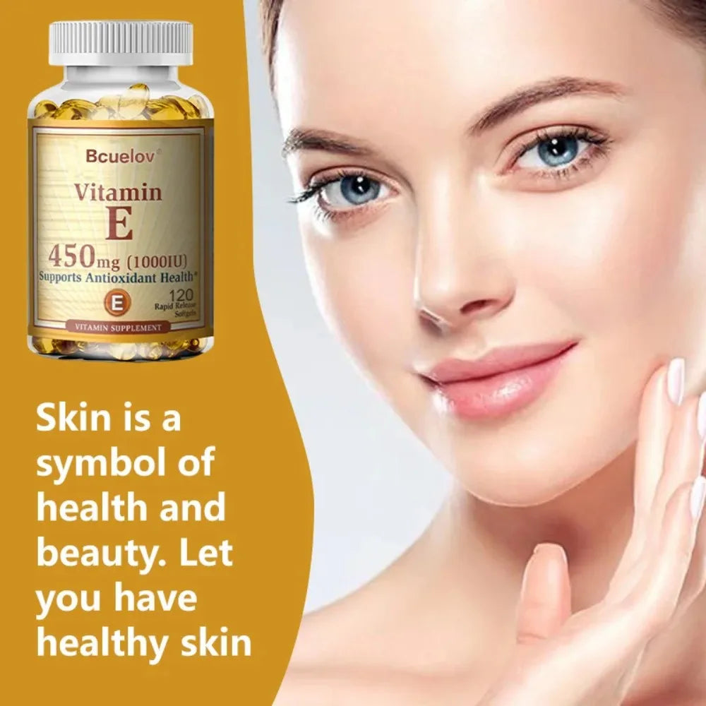 Vitamin E 1000IU Capsules Anti-aging