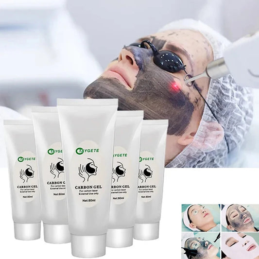 Black Gel Mask For ND YAG Laser Skin Peeling Carbon Cream Whitening
