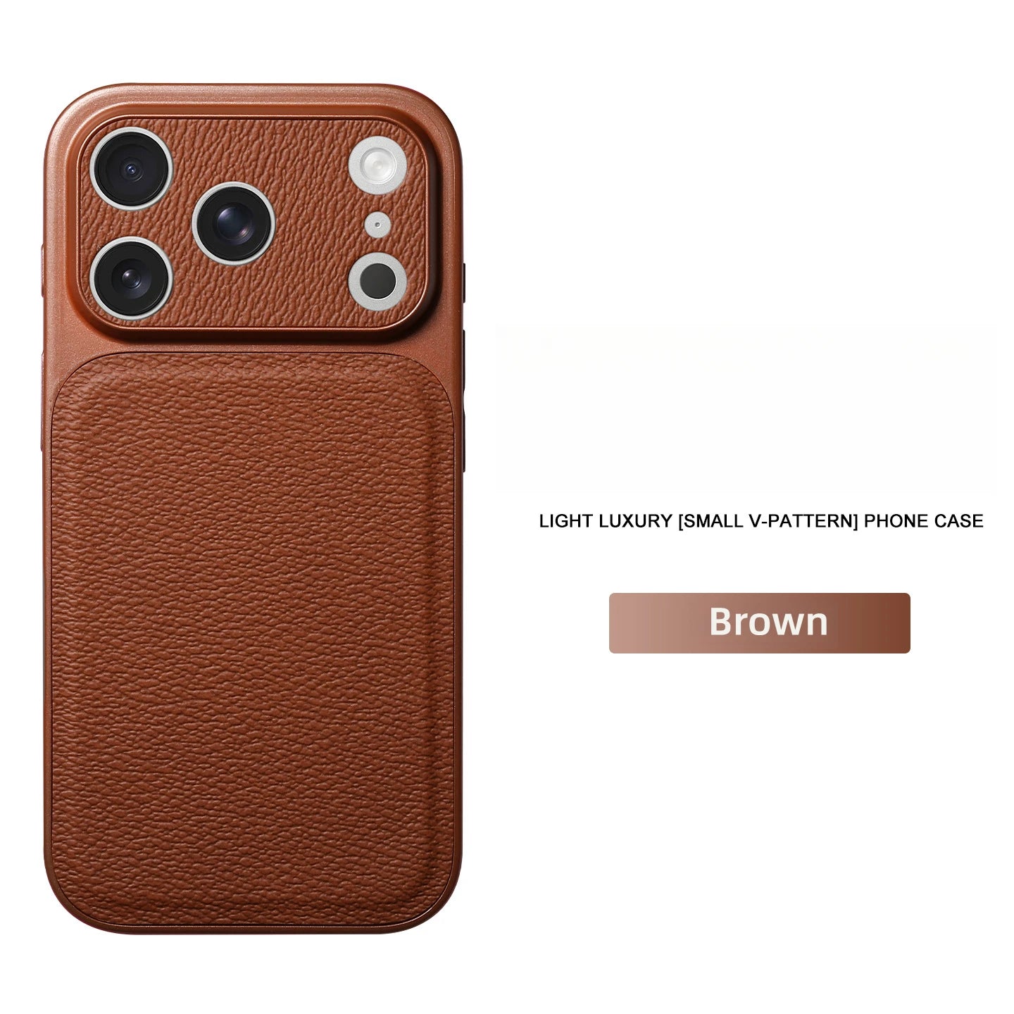 Leather Phone Case, Anti-Scratch & Shockproof Protective Cover for iPhone 17 Pro Max
