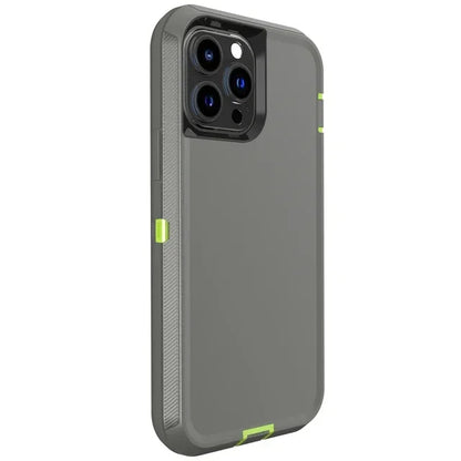 Luxury 3in1 Armor Ott CASE BOX for IPhone 17 16 15 14 13 12 11 Pro Max