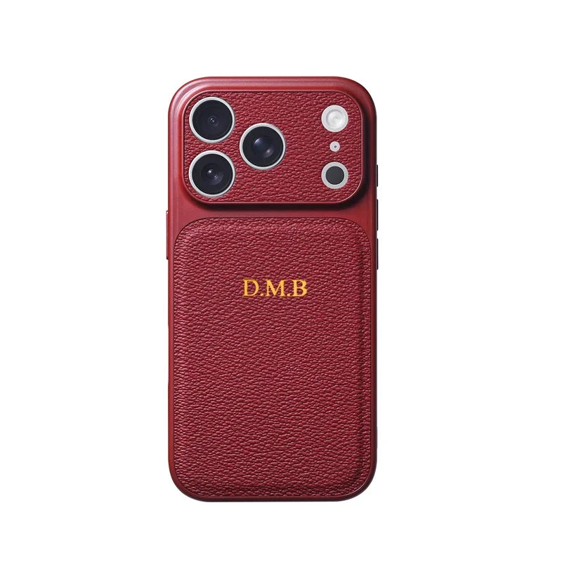 Leather Case For iPhone 15 14 13 17 Pro Max 14 16 Plus 17 Air Luxury Lens Protection
