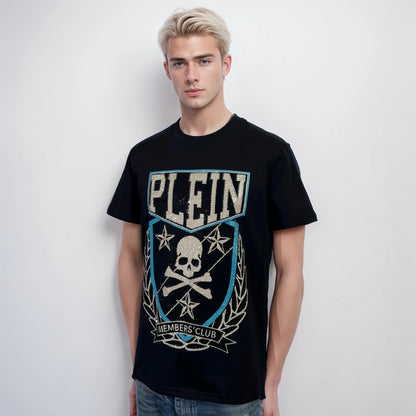 ALEX PLEIN Skull Rhinestone T-Shirt
